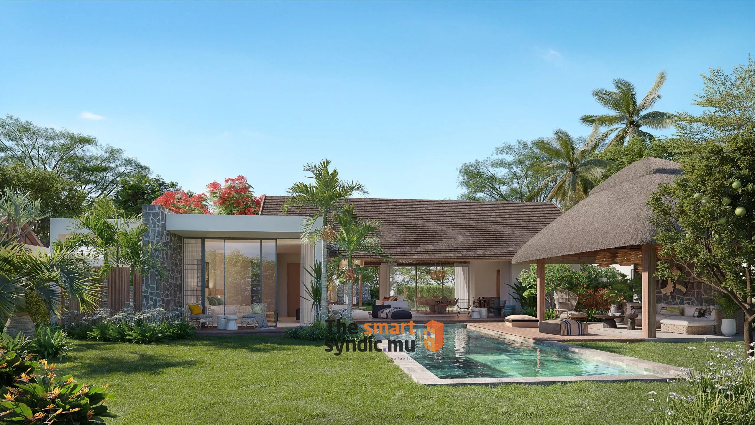 Stunning 3-bedroom villa in Beau Champ, Mauritius